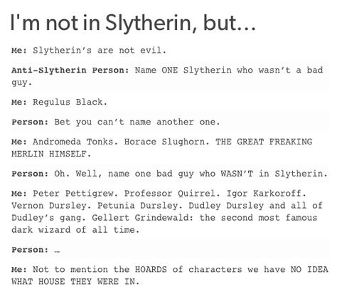 Slytherin | I have this discussion quite often. *exasperated sigh* Slytherin Harry Potter Au, The Slytherin Skittles Fanart, Slytherin Skittles Fanart, Slytherin Tumblr, Slytherin Squad, Spatial Intelligence, Slytherin Skittles, Intelligence Test, Slytherin Pride