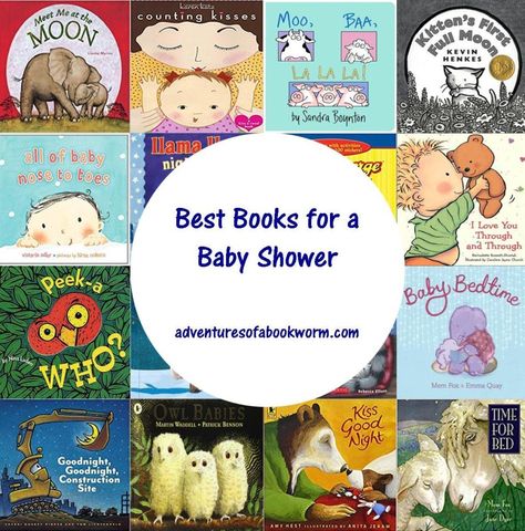 Best Books For Baby Shower Gift, Books For Baby Shower Gift, Book Quilts, Books For Baby Shower, Book Shower, Baby Shower Books, Sandra Boynton, Baby Kiss