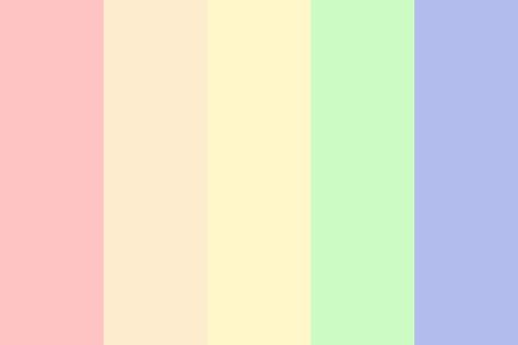 Soft Rainbow 12 color palette Colour Pallettes, Peach Color Palettes, Color Melon, Yellow Palette, Color Palette Challenge, Mini Business, Color Schemes Colour Palettes, Design Palette, Pastel Colour Palette