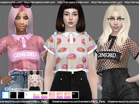 New mesh, 10 Swatches. Found in TSR Category 'Sims 4 Female Everyday' Sims 4 Cc Kids Clothing, Sims Packs, Sims 4 Anime, The Sims 4 Packs, Sims 4 Game Mods, Sims 4 Gameplay, Sims 4 Teen, Sims 4 Dresses, Sims Four