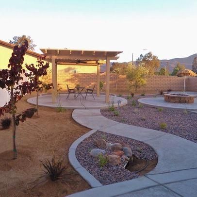 Desert Landscaping Backyard, Easy Garden Ideas Landscaping, Granite Design, Desert Backyard, Xeriscape Landscaping, Arizona Backyard, Garden Bed Layout, Decomposed Granite, French Country Garden