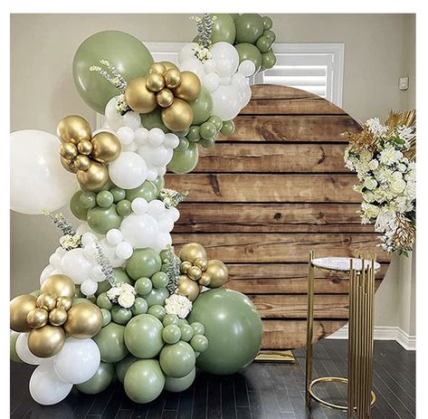 Wood Background For Party, Bridal Shower Wood Backdrop, Round Backdrop Ideas, Rustic Birthday Party Ideas, Baby Shower Picture Backdrop, Graduation Party Green, Rustic Gender Reveal, Baby Shower Photo Backdrop, Baby Shower Backdrops