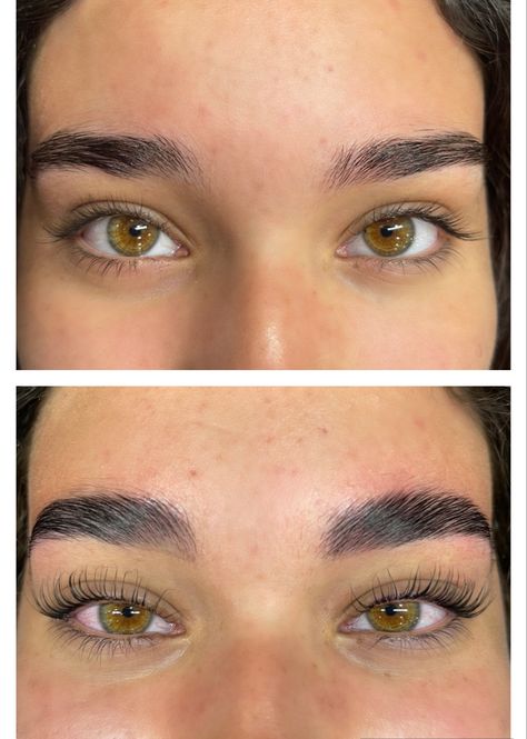 Yumi Lash Lift, Lash Perm Before And After, Lashes 1:1, Lash Lift Before And After, Lash Lift Aesthetic, Natural Lash Lift, Eye Lash Lift, Lifted Lashes, Eyelash Lift And Tint