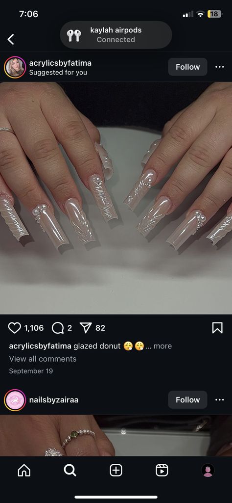 Nail Captions, Donut Glaze, Captions For Instagram, Instagram Captions, Nail Ideas, Nail Inspo, Nail Designs, Nails, Instagram