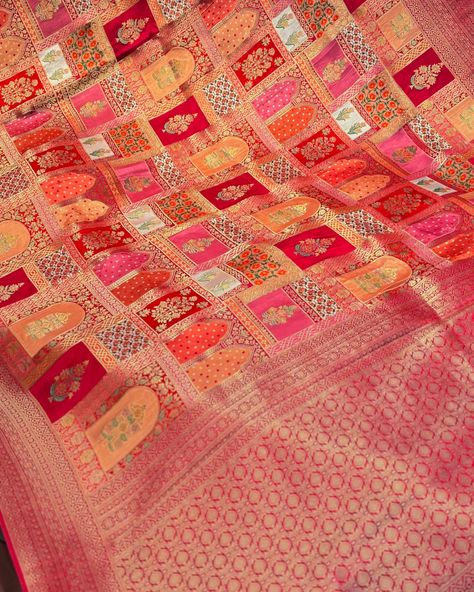 Modal Satin in Rangkat. This is a beautiful saree which is lightweight and soft. The design is in Banarasi Rangkat inspired by Bungalow Doors. . . . [ sarees, satin, modal, Rangkat, Banarasi ] . . #sarees #sareelove #sareeusa #sareesusa #sareesuk #sareeuk #shopping #sarees #sareelove #sareesusa #sareesuk #sareeusa #sareeuk #SareeForSale #SareeShop #SareeStore #SareeOnline #SareeSale #SareeDeals #SareeOffer #SareeDiscount #SareeCollection #SareeFashion #SareeLovers #SareeAddict #SareeObsessio... Rangkat Banarasi Saree, Rangkat Saree, Benaras Sarees, Saree Ideas, Saree Sale, Banarasi Saree, Desi Fashion, Banarasi Sarees, Saree Styles