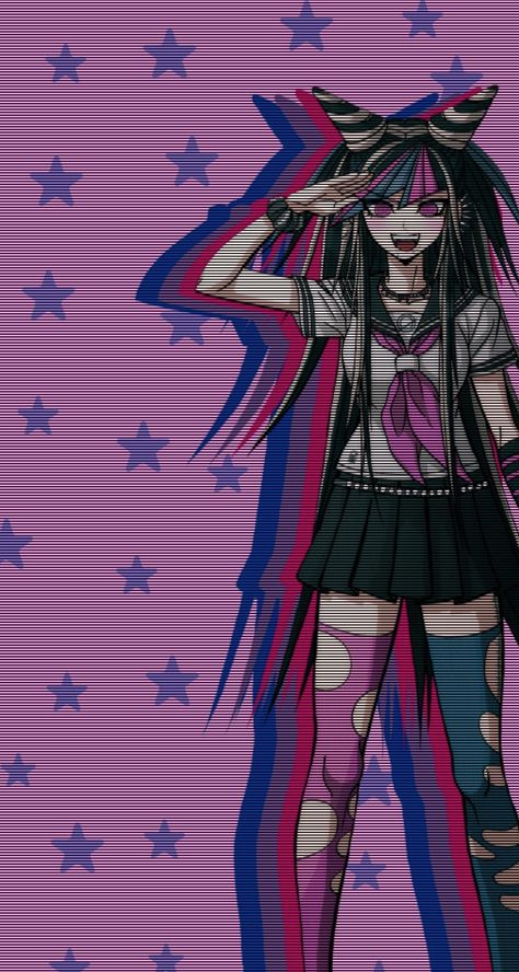 Wallpaper feito por mim:D Ibuki Wallpaper, Danganronpa Wallpaper, Danganronpa Ibuki, Ibuki Mioda, Danganronpa 2, Danganronpa 3, Edgy Wallpaper, Danganronpa Characters, Danganronpa