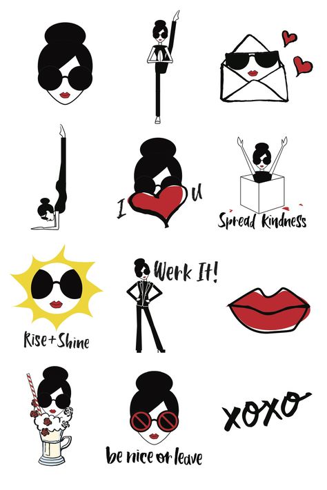 Alice Olivia Launches Digital Stickers Olivia Wallpaper, Imessage App, 55th Birthday, Alice And Olivia, Digital Stickers, Brand Me, Love Stickers, Good Notes, Creative Branding