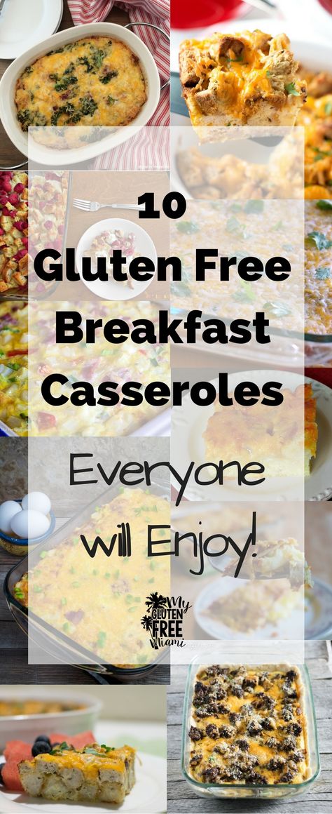 10 Gluten Free Breakfast Casseroles that are great for busy mornings, family get… Gluten Free Breakfast Casserole, Breakfast Crockpot, Casserole Breakfast, Gluten Free Brunch, Gf Breakfast, Patisserie Sans Gluten, Gluten Free Breakfast, Gluten Free Lunch, Breakfast Casseroles