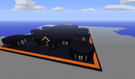 Obsidian house Minecraft Project Minecraft Obsidian, Redstone Creations, Fnaf Minecraft, Modern Minecraft Houses, Minecraft Shaders, Secret House, Cool Minecraft Houses, Stone Blocks, Minecraft Funny