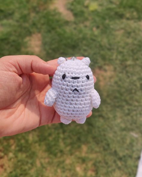 Mini Ice Bear 🐻‍❄️ (from we bare bears) Get your customized crochet animal figures from us 💗 . . . Inbox us to place your orders <3 . . #crochet #crochetbear #webarebears #handmade #crochetersofinstagram #crochetaddict #crochetlove #crocheting #knitting #yarn #instacrochet #handmadewithlove #crochetinspiration #diy #crochetlover #yarnaddict #knittersofinstagram #love #crocheted Ice Bear, Ice Bears, Crochet Animal, Bare Bears, Crochet Lovers, We Bare Bears, Crochet Bear, Animal Figures, Crochet Animals