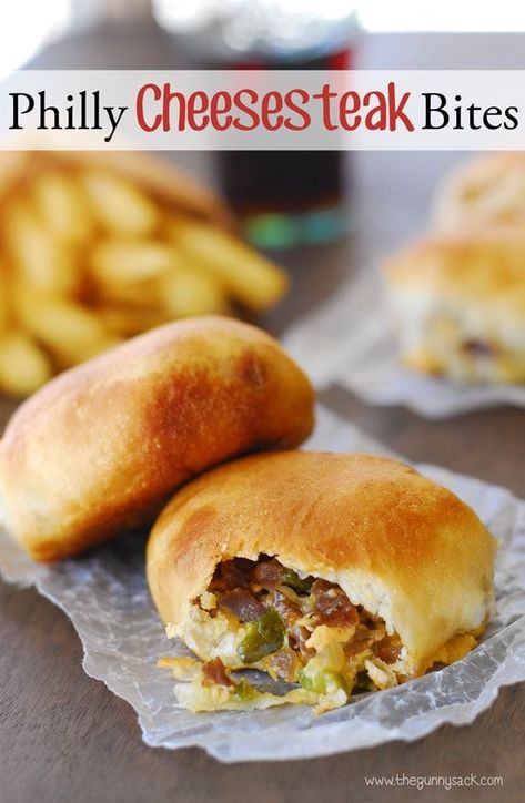 Cheesesteak Bites, Pillsbury Biscuit Recipes, Grand Biscuit Recipes, Creative Breakfast Recipes, Biscuit Recipes Dinner, Pizza Roll Recipe, Pillsbury Biscuits, Cheese Steak Sandwich, Pillsbury Recipes