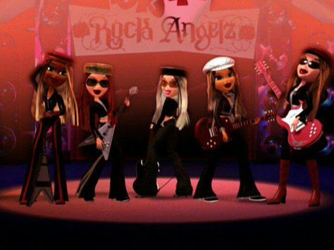 Bratz Rock Angelz Bratz Movie Cartoon, Dc Superhero Girls Dolls, Bratz Rock Angelz, Bratz Movie, Angelic Aesthetic, Y2k Posters, Bratz Girls, Black Cartoon Characters, Black Cartoon