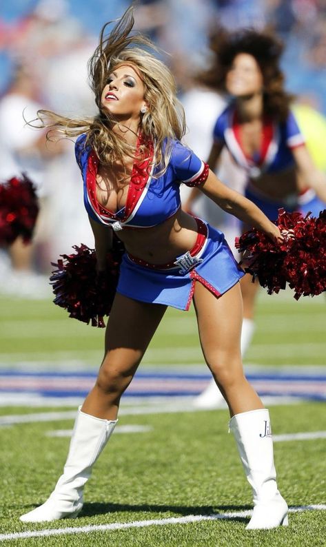 Cheerleader Buffalo Bills Cheerleaders, The Cheerleaders, Ice Girls, Cute Cheerleaders, Football Cheerleaders, Cheerleader Girl, Wwe Girls, Cheer Girl, Cheerleading Outfits