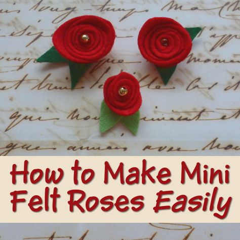 Felt Flowers Patterns, Felt Rose, Felt Mushroom, Felt Flowers Diy, Rose Crafts, Felt Roses, Bows Diy, Flower Craft, Felt Projects