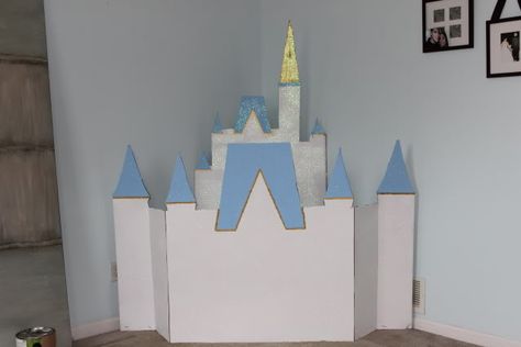 Click this image to show the full-size version. Cardboard Castles, Drunk Disney, Disneyland Party, Post Prom, Castle Party, Castle Backdrop, Cardboard Castle, Disneyland Birthday, Disneyland Castle