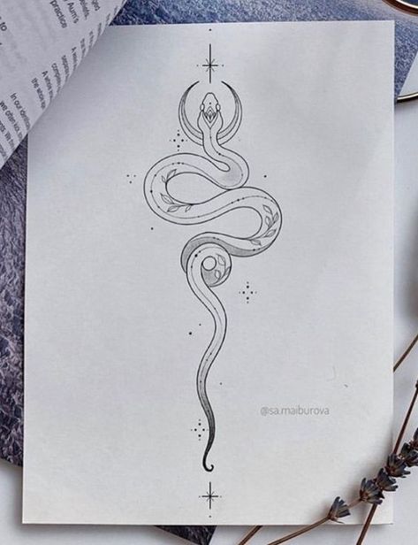 Flower Black Tattoo, Tattoo Plant, Magic Runes, Cute Tattoo, Snake Tattoo Design, Spine Tattoos For Women, Weird Tattoos, Modern Tattoos, Tattoo Sketch