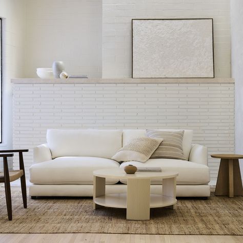 Sofa Design Living Rooms Minimalist, Haven Sofa West Elm, Comfy Sofas Living Rooms, Haven Sofa, Henry Sofa, West Elm Sofa, La Apartment, Amazing Interiors, Deep Seated Sofa