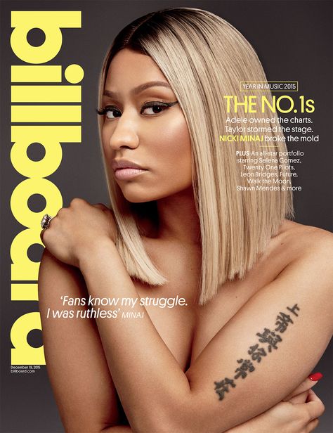 Nicki Minaj Fronts Billboard No. 1s Year-End Cover. #NickiMinaj Nicki Minaj Barbie, Nikki Minaj, Maggie Grace, Nicki Minaj Pictures, Billboard Magazine, Meek Mill, Katherine Heigl, Female Rappers, Cool Vintage