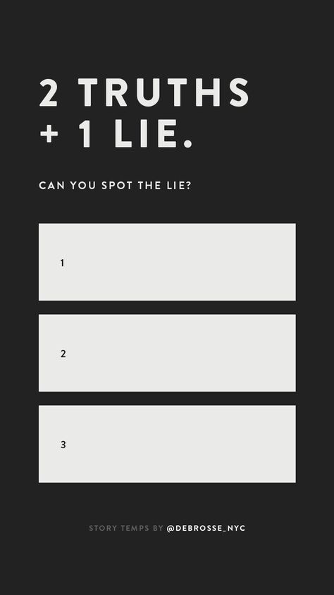 INSTAGRAM STORY TEMPLATES. FREE INSTA STORY GAMES & QUESTIONS Truth and lie Fitness Questions Instagram, Insta Story Games, Debrosse Nyc, Games Questions, Snapchat Question Game, Snapchat Questions, Instagram Story Questions, Instagram Questions, Snapchat Ideas