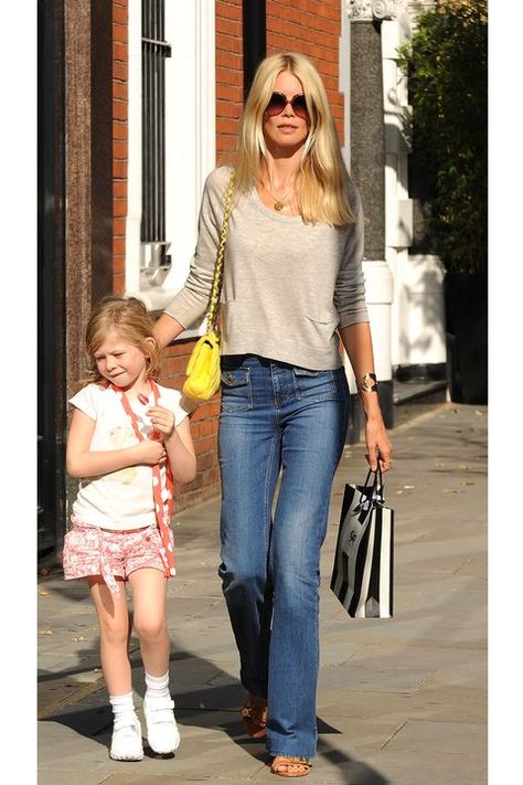 Clothing, Eyewear, Leg, Trousers, Denim, Shoulder, Jeans, Textile, Sunglasses, Outerwear, Celebrity Mom Style, Stylish Mom Outfits, Pregnant Outfit, Casual Mom Style, Estelle Lefébure, Mom Wardrobe, Natalia Vodianova, Stylish Celebrities, Lily Aldridge