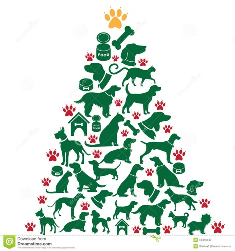 Illustration about Cartoon dogs and cats Christmas tree EPS 10 vector. Illustration of cheerful, cartoon, evergreen - 44410840 Christmas Tree And Dogs, Christmas Tree Drawing, Cartoon Dogs, Cute Animals To Draw, Cats Christmas, Cat Christmas Tree, Animals To Draw, Santa Paws, Meowy Christmas