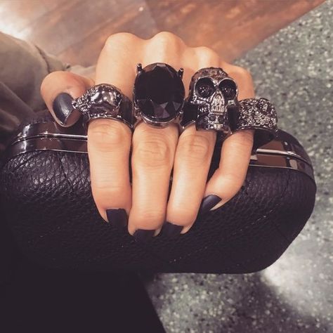 Alexander Mcqueen Quotes, Gothic Wedding Rings, Brass Knuckle, Small Hand Bags, Alexander Mcqueen Clutch, Anita Pallenberg, Alexander Mcqueen Bag, Mcqueen Fashion, Mc Queen