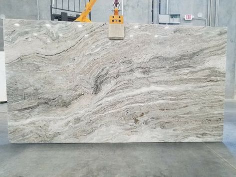 White Fantasy Granite, Fantasy Brown Marble, Fantasy Brown Granite, Marble Countertops Bathroom, Brown Countertop, Granite Countertops Colors, Light Gray Cabinets, Fantasy Brown, Brown Granite