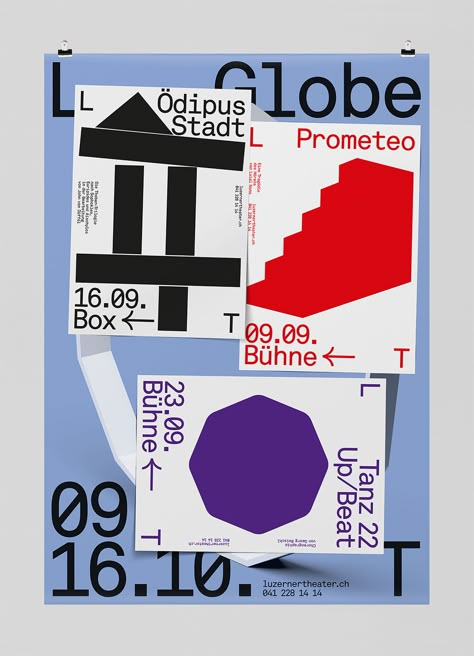 Poster Picks: 5 (or 10) of the Best from Swiss Design Kings Studio FeixenEye on Design | Eye on Design Bd Art, 타이포그래피 포스터 디자인, 카드 디자인, Swiss Design, Typographic Poster, Type Posters, Poster Layout, Design Posters, Design Graphique