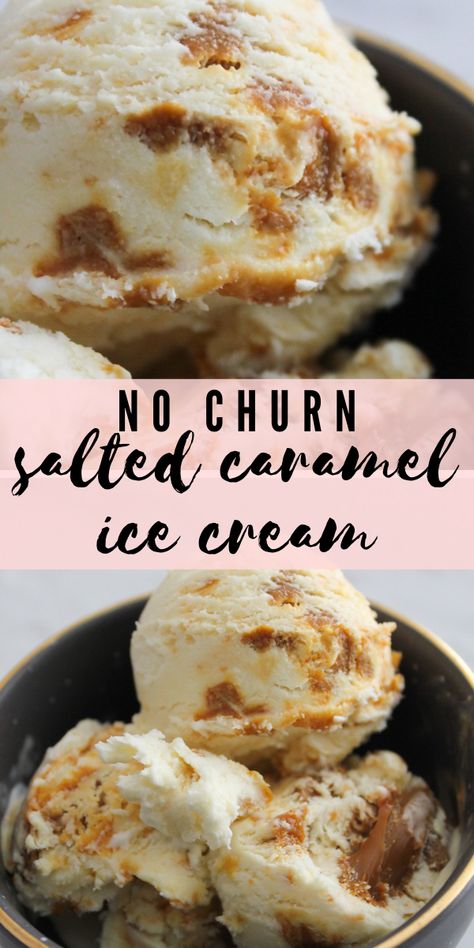 Homemade Caramel Ice Cream, Salted Caramel Ice Cream Recipe, Ice Cream Salted Caramel, Caramel Ice Cream Recipe, Homemade Ice Cream Recipes Machine, Homemade Salted Caramel, Ice Cream Recipes Machine, Roasted Banana, Banana Caramel