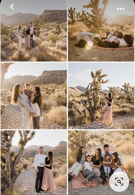 Desert Family Portraits, Desert Theme Family Photos, Las Vegas Family Photoshoot, White Sands Photoshoot Family, Family Photos In The Desert, Desert Photoshoot Outfit Family, Dessert Family Photo Shoot, Desert Photoshoot Ideas Family, Family Desert Photos