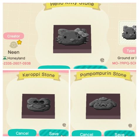 Animal Crossing Face Designs, Acnh Coquette Clothes, Sanrio Animal Crossing Codes, Acnh Sanrio Island, Animal Crossing Cutecore, Acnh Album Cover Designs, Acnh Sanrio Codes, Acnh Phone Case Qr Code, Animal Crossing Hello Kitty