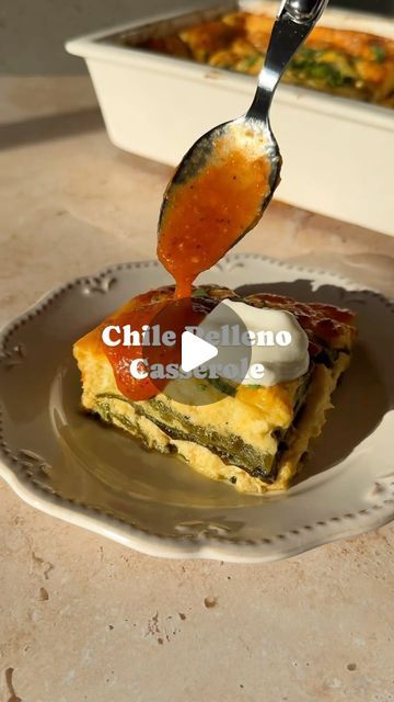 Isabel Orozco-Moore on Instagram: "Chile Relleno Casserole ✨ When you want chiles rellenos but don’t feel like frying, make this easy Mexican recipe. It makes a great breakfast but it’s also great for lunch and dinner with some homemade corn tortillas. This is a great vegetarian version,  but you can mix in some cooked chorizo or ground beef for more protein.

Get the recipe link in my @isabeleats profile or comment RECIPE to have it sent your way!
… 

#chilerelleno #mexicanrecipes #easyrecipes #mexicanfood #easymeals #vegetarianrecipes #chilerellenocasserole #breakfast 

🎥: @thisisavocado_" Chilli Relleno, Chili Rellenos Recipe, Rellenos Recipe, Relleno Casserole, Chile Relleno Casserole, Southwest Recipes, How To Cook Chorizo, Homemade Corn Tortillas, Mexican Recipe