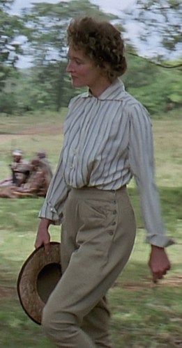 TBT: Out of Africa (1985) | Frock Flicks Out Of Africa Style, Instagram Phone, Africa Wedding, Safari Outfits, Safari Chic, Image Film, History Fashion, Out Of Africa, Celebrity Design