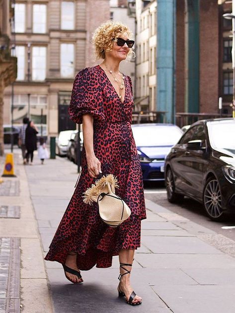 Meet Renia: The 50-Something Newcastle Fashion Guru We Want to Dress Like Ganni Leopard, Wife Style, 40 Fashion Women, Fashion For Women Over 40, Inspiration Instagram, Winter Mode, Over 50 Womens Fashion, Raffia Bag, Plus Size Fashion For Women