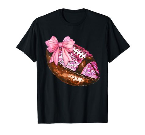 PRICES MAY VARY. Coquette Football Bow Football Mom Cute For Girls Shirt. Football bow shirt, Football shirts for women, girls football t shirt, game day shirts women football, football shirts women, football sister shirt, football mama shirt. Coquette Football Bow Football Mom Cute For Girls T-shirt. Funny football shirts, football shirt for women, womens football shirt, football mom tshirt, football shirts for men, football tshirts for women, football coquette shirt. Lightweight, Classic fit, Funny Football Shirts, Spirit Days, Football Sister, Womens Football Shirts, Coquette Shirt, Girls Football, Shirt Coquette, Funny Football, Bow Shirt