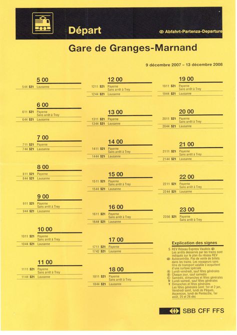 Maybe my favorite poster ever ahahah :D Swiss Train Schedule Poster. Swiss Infographic, Time Schedule Design, Timetable Design, Swiss Train, Schedule Poster, Train Timetable, Schedule Board, Time Schedule, Swiss Design