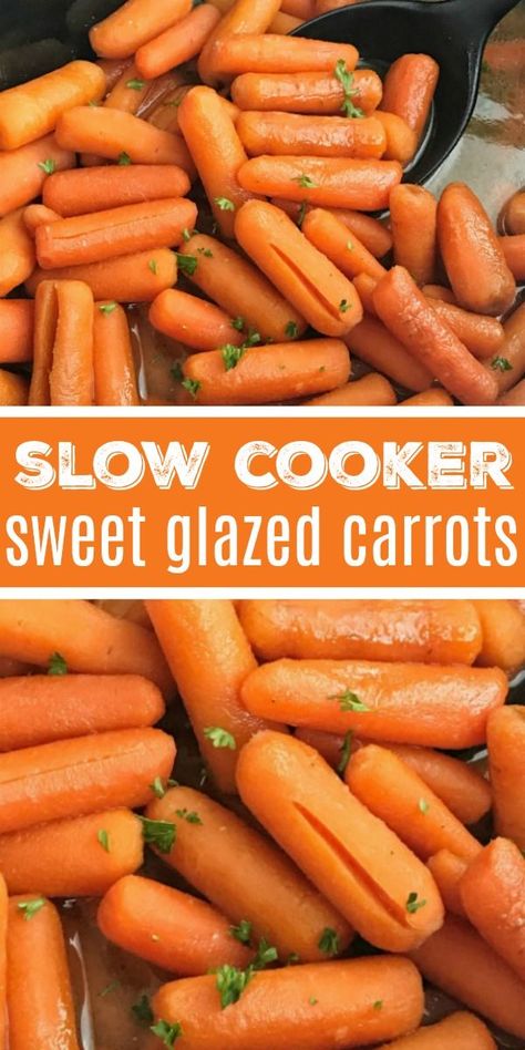 Crockpot Sides, Carrots Chicken, Carrot Recipes Side Dishes, Sweet Carrots, Carrots Side Dish, Crock Pot Recipe, Sweet Carrot, Glazed Carrots, Barefoot Contessa