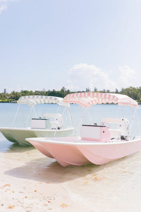 Picnic Boat, Pink Lake, Beach Picnic, Beach Aesthetic, The Palm, Beach Vibe, Sarasota, Yachts, Summer Aesthetic