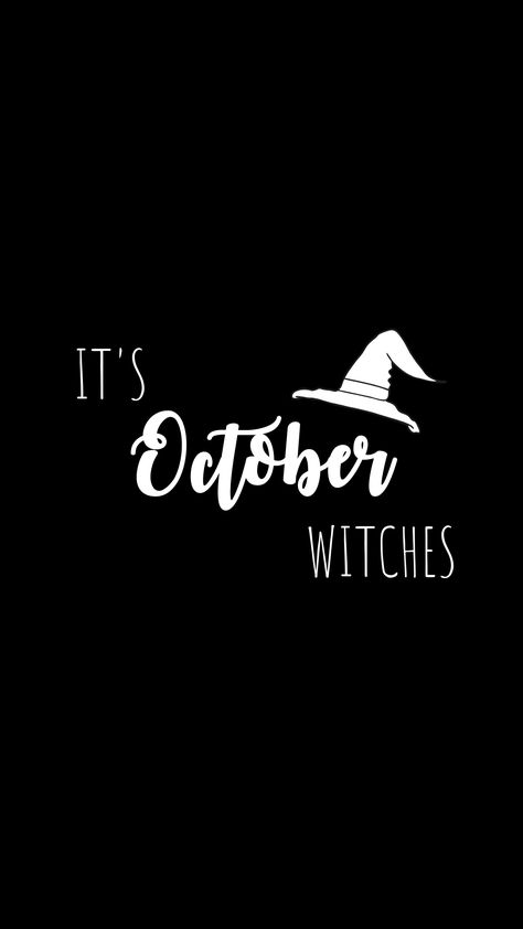 Hello October Spooky, Black Fall Wallpaper, Summerween Wallpaper, Halloween Wallpaper Black, October Halloween Wallpaper, October Wallpaper Iphone, Halloween Frases, Black Halloween Aesthetic, Black Halloween Wallpaper