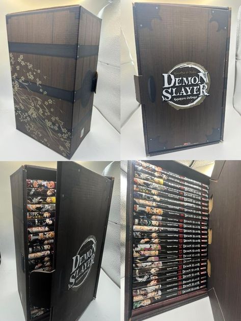 Demon Slayer Box Set, Demon Slayer Manga Box Set, Demon Slayer Inspired Room, Demon Slayer Things To Buy, Demon Slayer Toys, Demon Slayer Stuff To Buy, Demon Slayer Themed Room, Demon Slayer Gift Ideas, Demon Slayer Merchandise