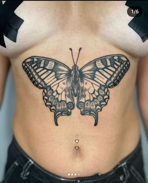 Woman Stomach Tattoo, Woman Stomach, Moth Tattoos, Tatted Women, Stomach Tattoo, Ronnie Radke, Moth Tattoo, Stomach Tattoos, Tattoo Board