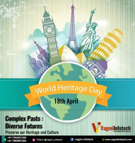 World Heritage Day Poster, World Heritage Day, Heritage Day, Facts For Students, Amazing Facts For Students, Bulletin Board Decor, Board Decoration, Amazing Facts, Art And Crafts