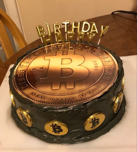 Bitcoin birthday cake Kings Cake, King Cake, Birthday Cake, Coin, Cake, Birthday, Quick Saves