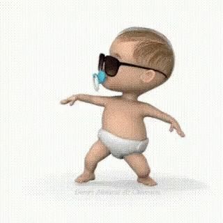 Baby Dance GIF - Baby Dance Dancing - Discover & Share GIFs Enjoy Gif, Baby Dancing Video, Dancing Baby Gif, Baby Dance Video, Baby Dancing, Romantic Kiss Gif, Cartoon Gif, Baby Dance, Dance Gif