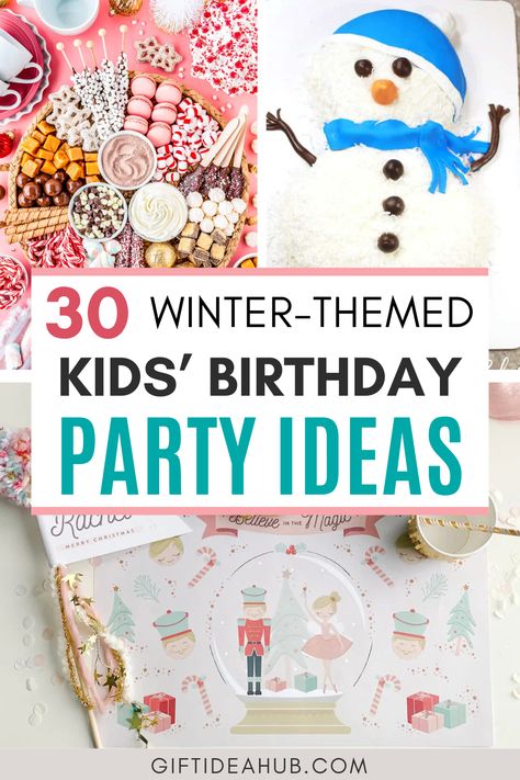 Winter Onederland Party Favors Goody Bags, Preschool Birthday Party Ideas, Winter Wonderland Party Theme Ideas, Winter Party Activities For Kids, Winter Birthday Party Food Ideas, Christmas Birthday Party Ideas For Kids, Winter Birthday Party Food, 3year Birthday Party Ideas, Two Birthday Ideas