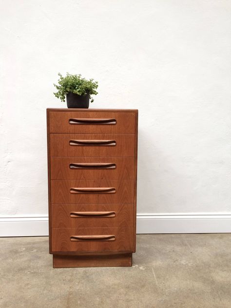 Tallboy Chest Of Drawers, G Plan, Chest Of Drawers, Filing Cabinet, Vintage Antiques, Sweet Home, Drawers, How To Plan, For Sale