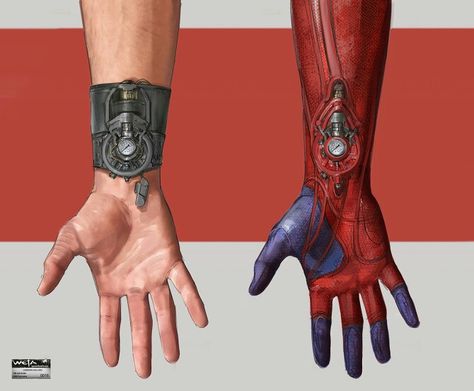 The Amazing Spider-Man 2 Concept Art Spider Man Web Shooter, Web Shooters, Spider Man Web, The Amazing Spiderman 2, Spiderman Web, The Amazing Spiderman, Toni Stark, Spiderman 2, Spiderman Suits