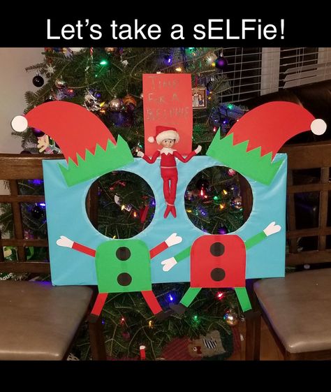 Let’s Take Elfie, Elf Selfie, Elfie Selfie, Take An Elfie, Elf Shelf, Traditional Halloween, Elf Magic, Awesome Elf On The Shelf Ideas, Elf Activities