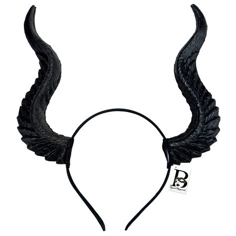 PRICES MAY VARY. Beyond Masquerade is the Original Masquerade Mask Brand founded by friends who value craftsmanship, friendship and trust. Beyond is approved and trusted by celebrity stylists, movie and wardrobe producers and more. Masks are made with eco-friendly materials, paired with premium craftsmanship and high quality standards. Dragon/Maleficent Black Horns for Halloween Costumes and Cosplay 100% Brand New Headband inspired by Maleficent and Sleeping Beauty movie. Beyond Masquerade is th Maleficent Headband, Satyr Costume, Antler Horns, Sleeping Beauty Movie, Masquerade Mask Costume, Masquerade Halloween Costumes, Silver Masquerade Mask, Maleficent Horns, Horns Headband