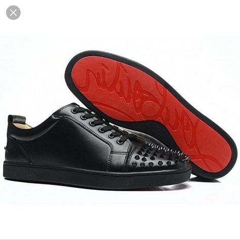 Loubuitton Shoes, Louis Vuitton Red Bottoms, Red Bottoms Sneakers, Louboutin Shoes Women, Christian Louboutin Red Bottoms, Louis Vuitton Heels, Louis Vuitton Shoes Heels, Red Bottom Shoes, Spike Shoes